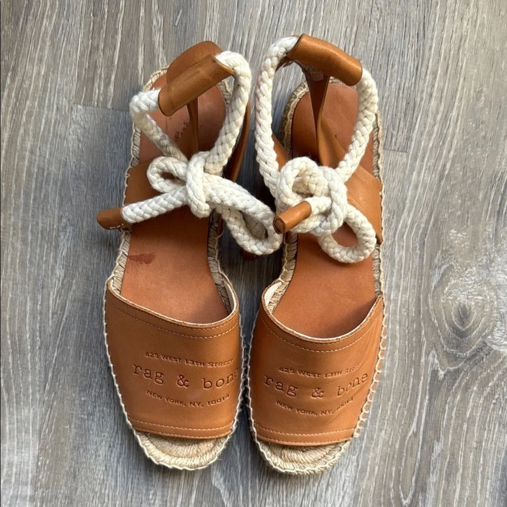 NEW Rag and bone estelle espadrilles 37.5